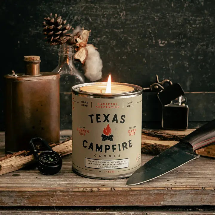 Texas Campfire Candle