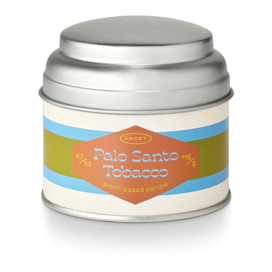 Palo Santo Tobacco Tin Candle