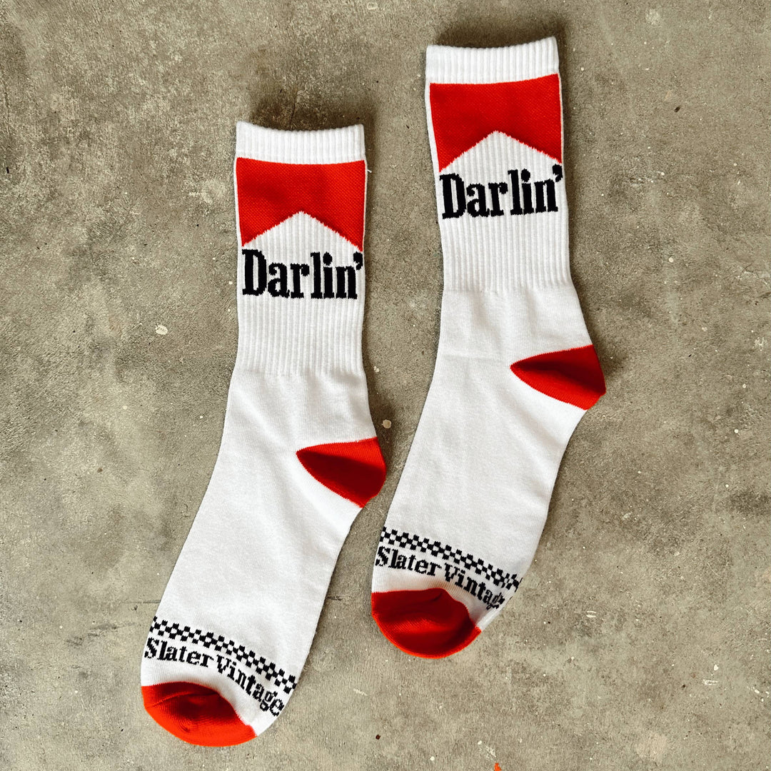 Darlin' Cowboy Western Crew Socks