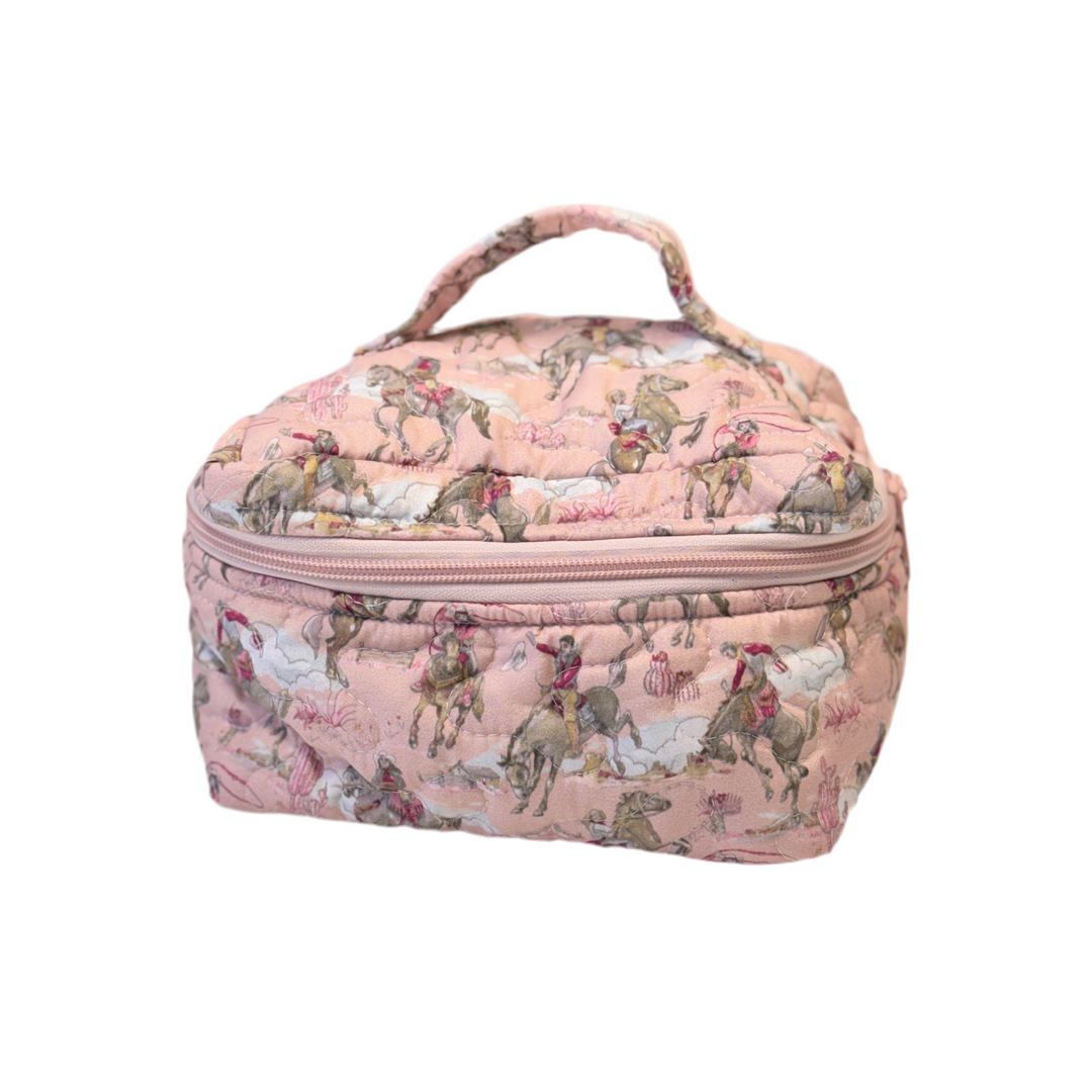 Birdie Rose Quilted Travel Case