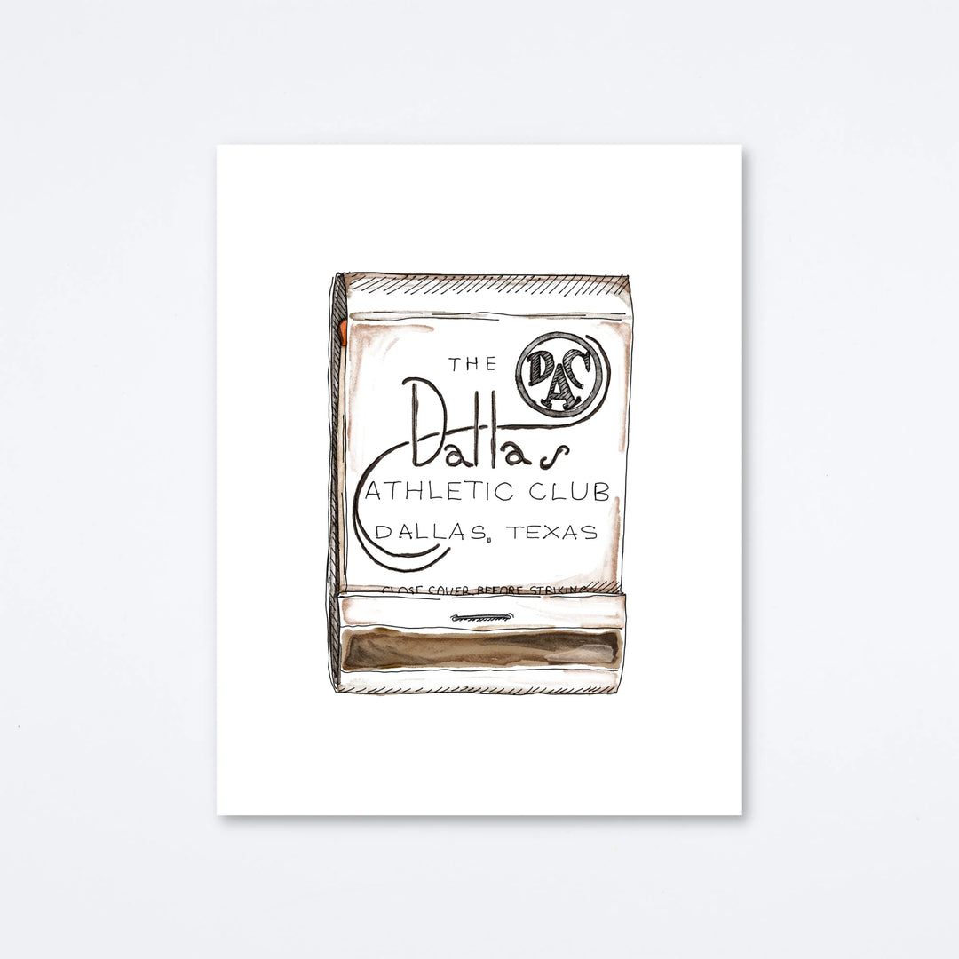 Dallas Athletic Club Art Print