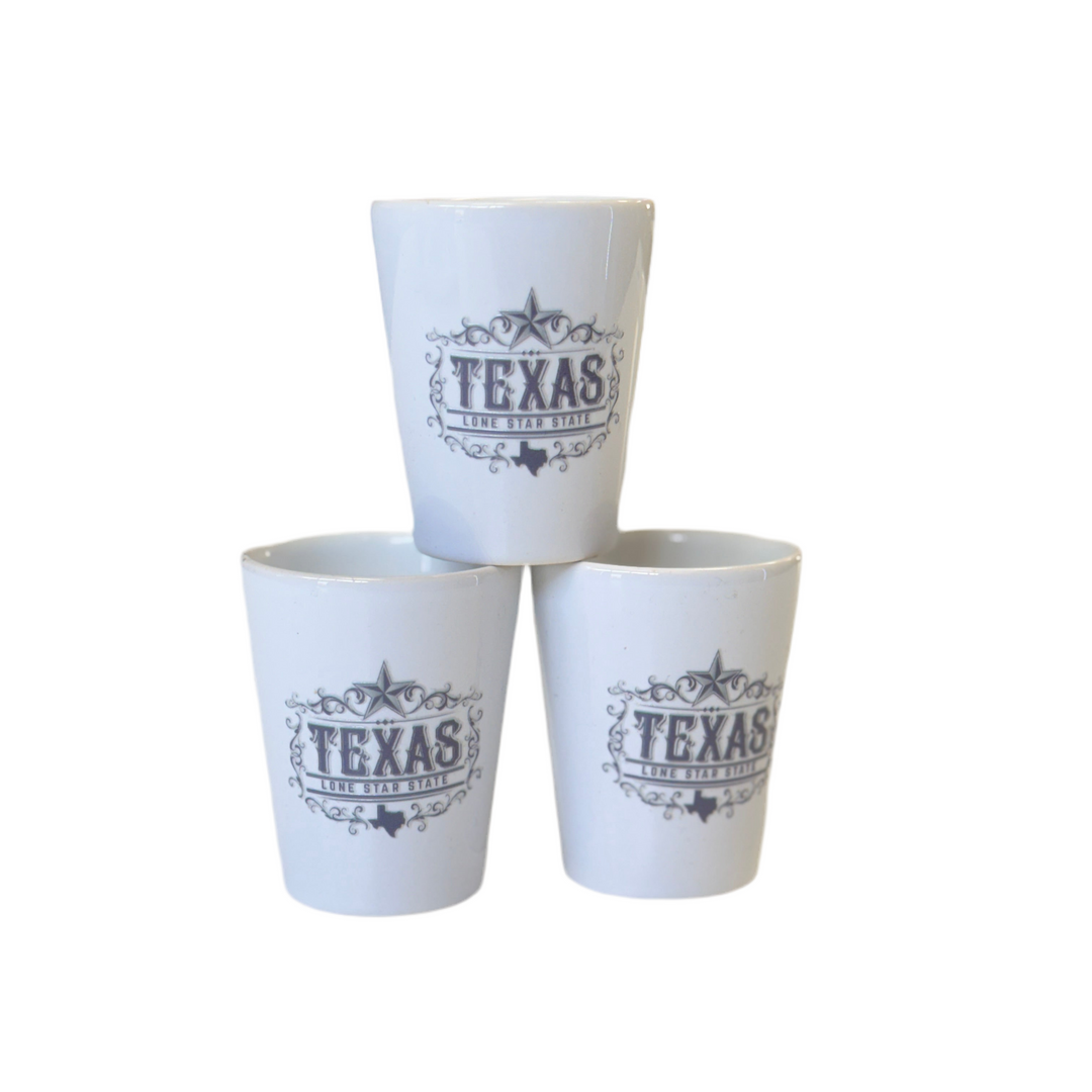 Texas Western Shot Glass