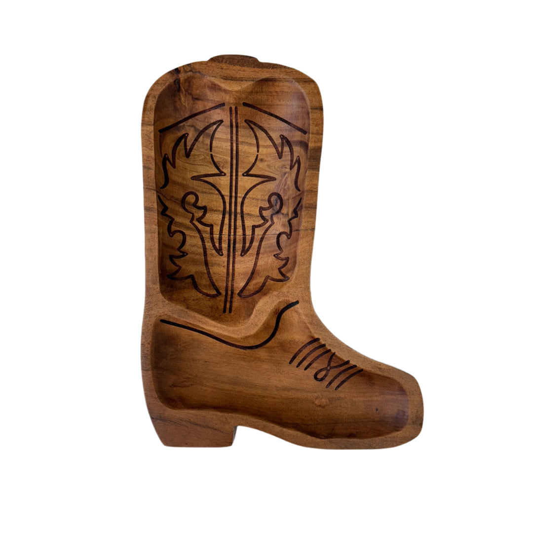 Cowboy Boot Serving Platter