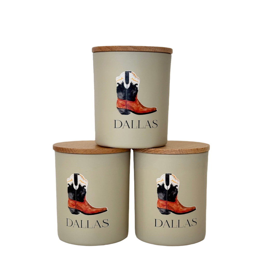 Dallas Mini Boot Candle