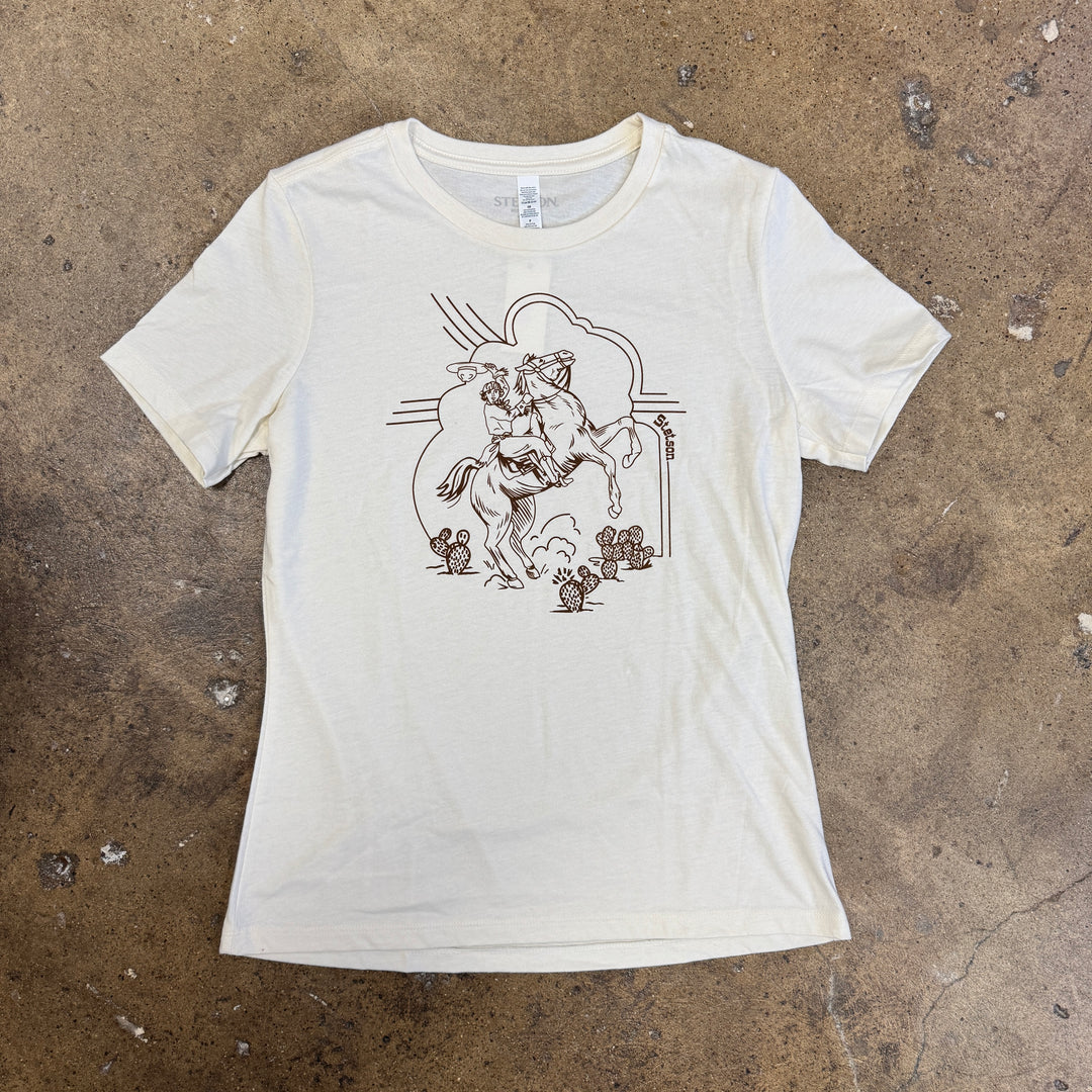 Stetson Rearing Cowgirl Tee