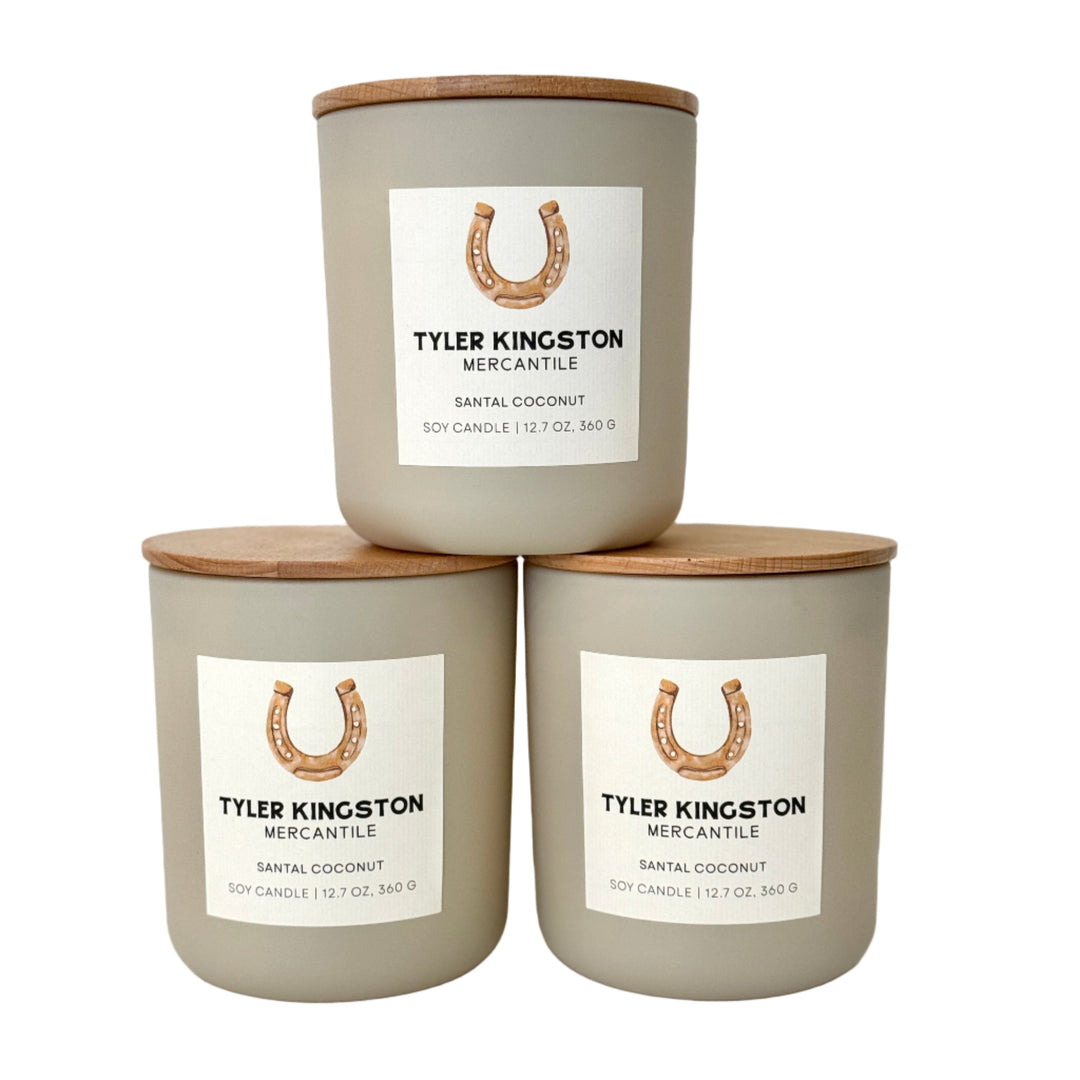 Tyler Kingston Horseshoe Candle