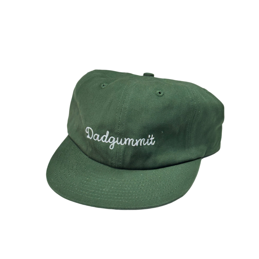 Dadgummit Embroidered Flat Brim Hat