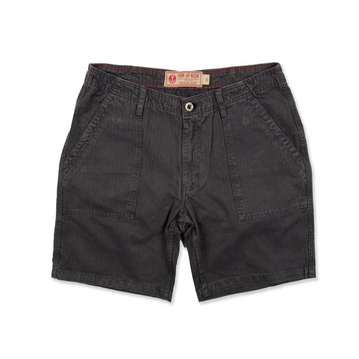 Herringbone Brigade Charcoal Short