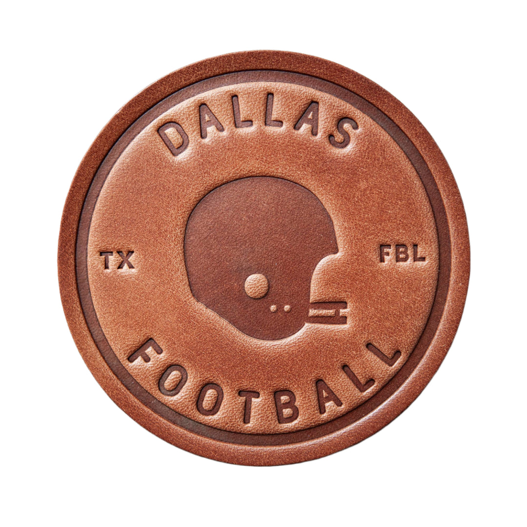 Dallas Football Leather Coaster