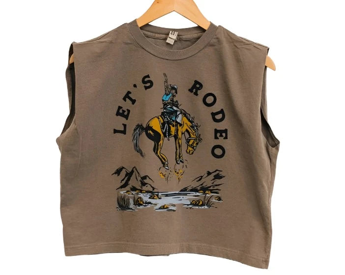 Let's Rodeo Muscle Tee