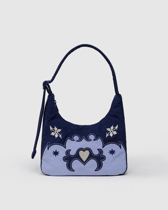 Baggu Mini Nylon Shoulder Bag Western Applique