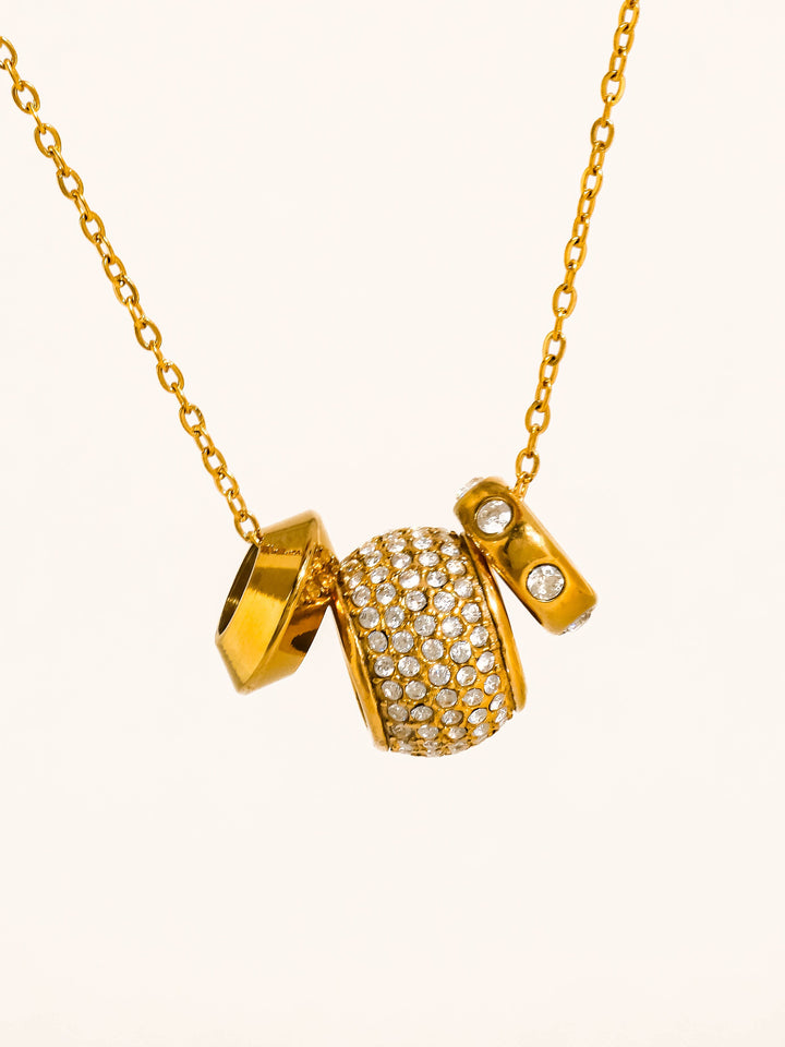 Énora CZ Bead Necklace