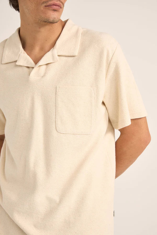 Vintage Natural Terry Polo Shirt