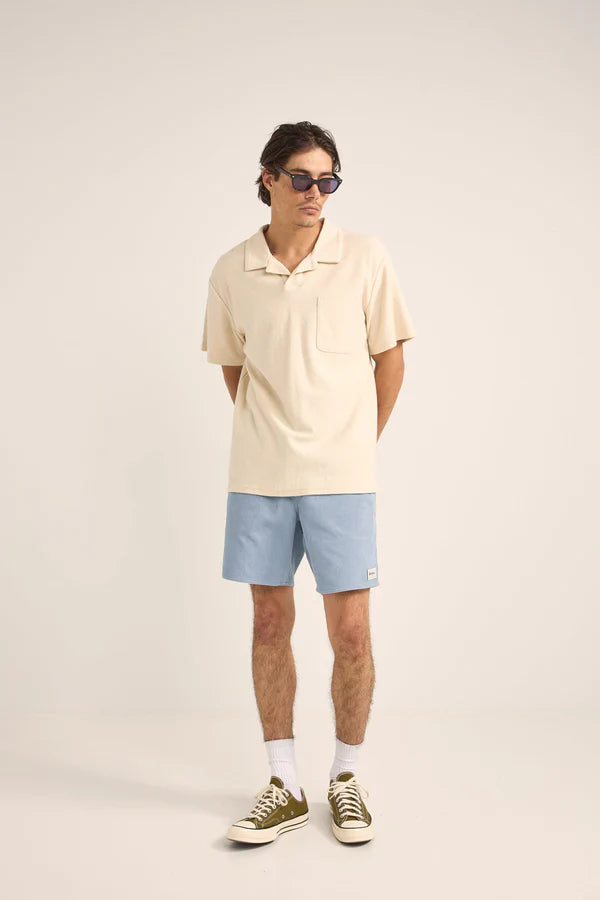 Vintage Natural Terry Polo Shirt