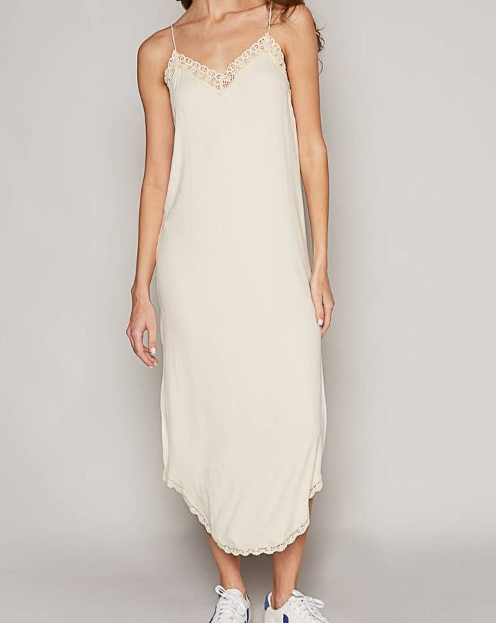 Ansley Lace Trim Dress