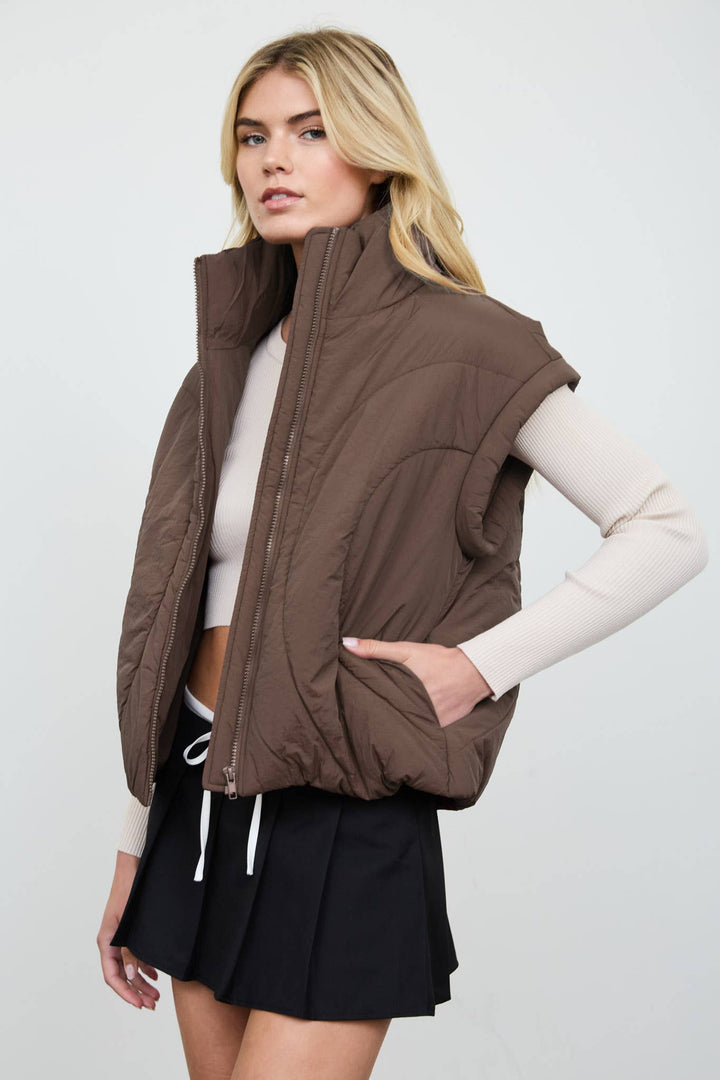 Hannah Quilted Puffer Vest