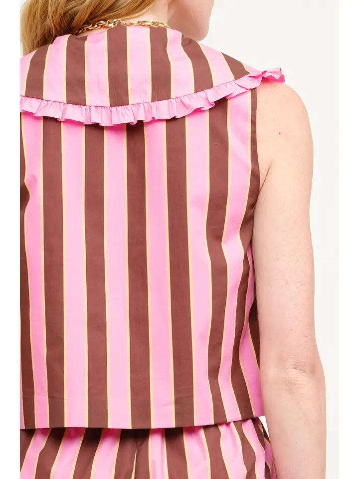 Salome Stripe Top
