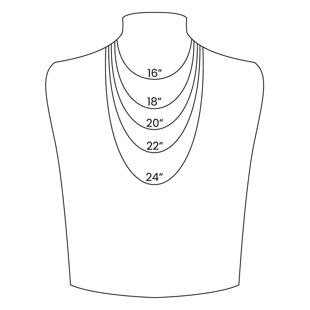 Turquoise Rhinestone Tennis Chain Necklace