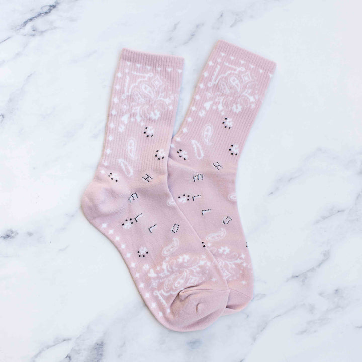 Bandana Crew Socks
