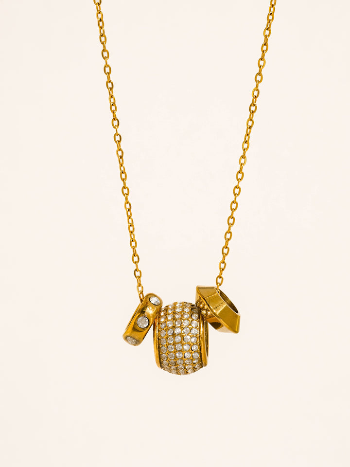 Énora CZ Bead Necklace