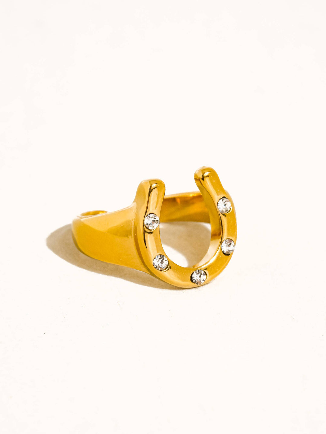CZ Horseshoe Ring