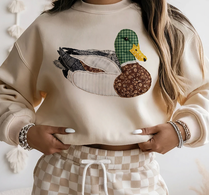 Grannys Patchwork Mallard Sweatshirt