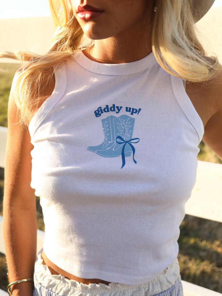 Giddy Up Boots Tank