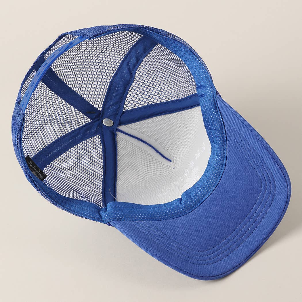 American Cowgirl Embroidered Trucker Hat