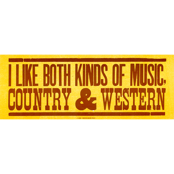 Both Kinds Of Music Poster