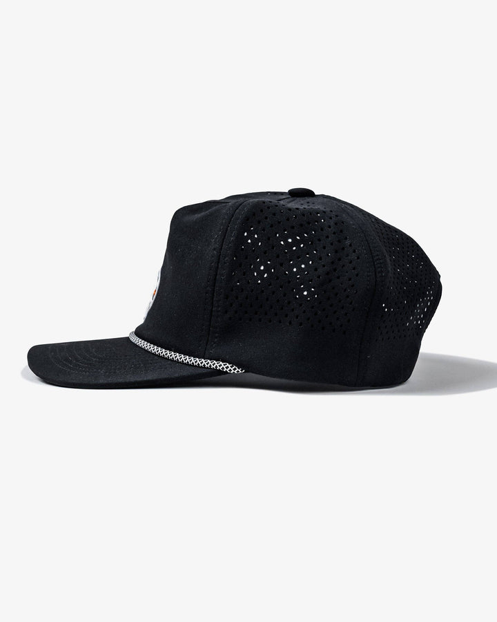 Skull Caddie Performance Rope Hat - Black