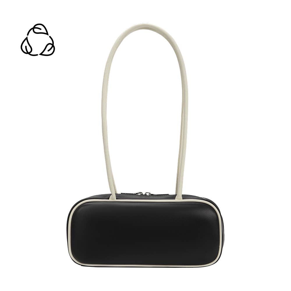 Micaela Black Shoulder Bag