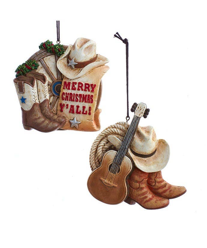 Western Christmas Ornament