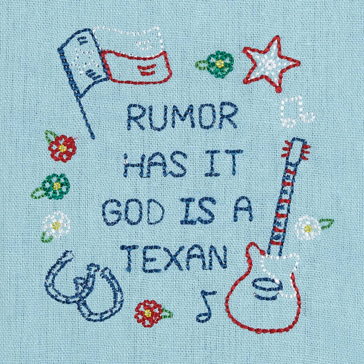 Rumor Has It God Is A Texan Kitchen Towel