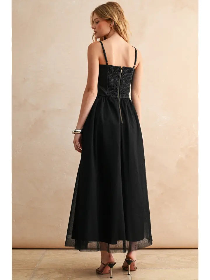 Danielle Pu Mesh Maxi Dress
