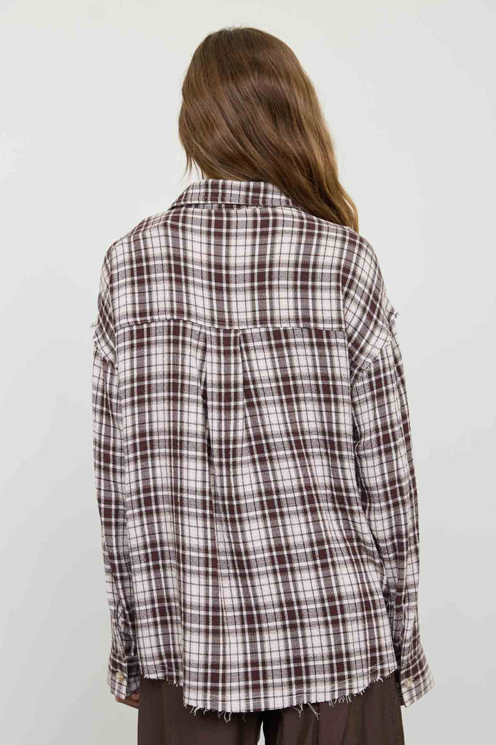 Sirena Distressed Flannel