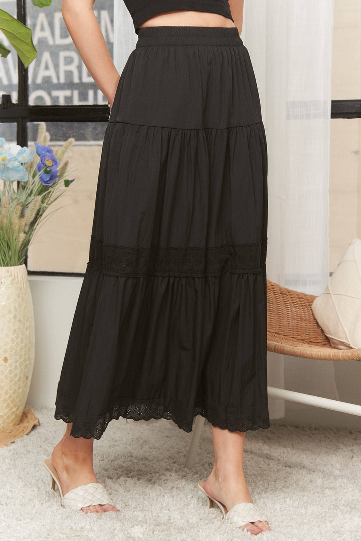 Isabella Boho Maxi Skirt