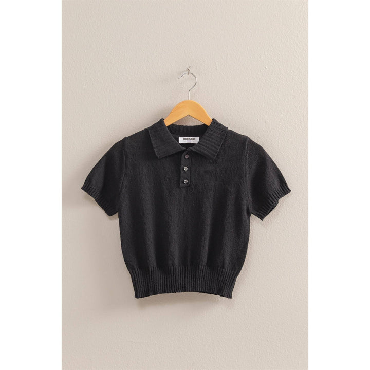 Margaret Knit Polo Top