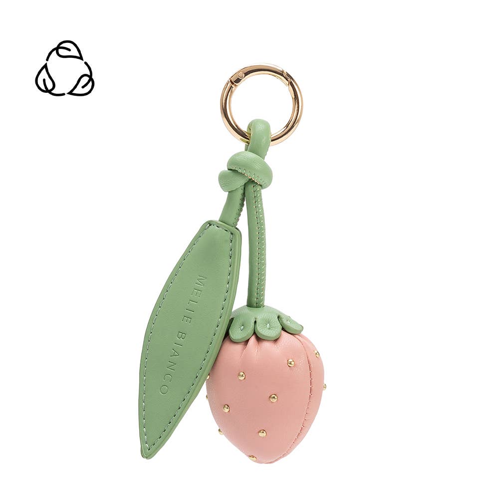 Strawberry Pink Bag Charm