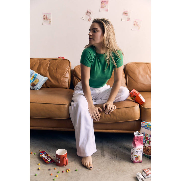 Chloe Green Sweater Top