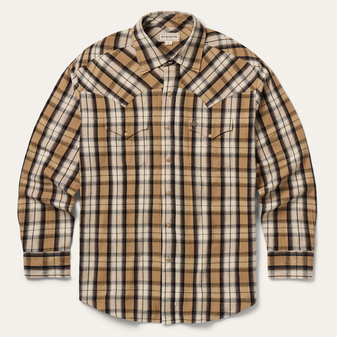 Stetson Flannel Plaid Shirt
