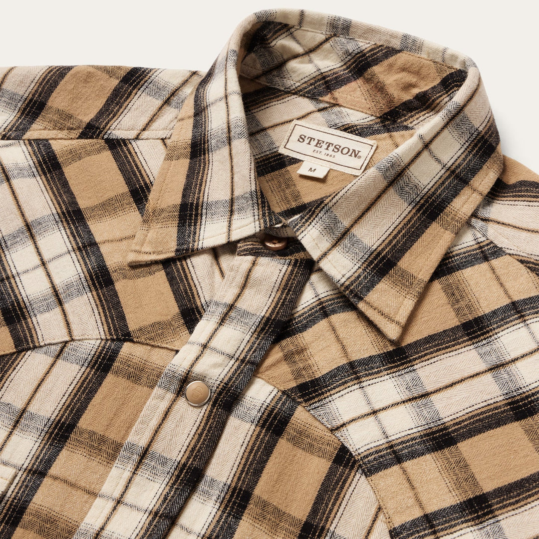 Stetson Flannel Plaid Shirt