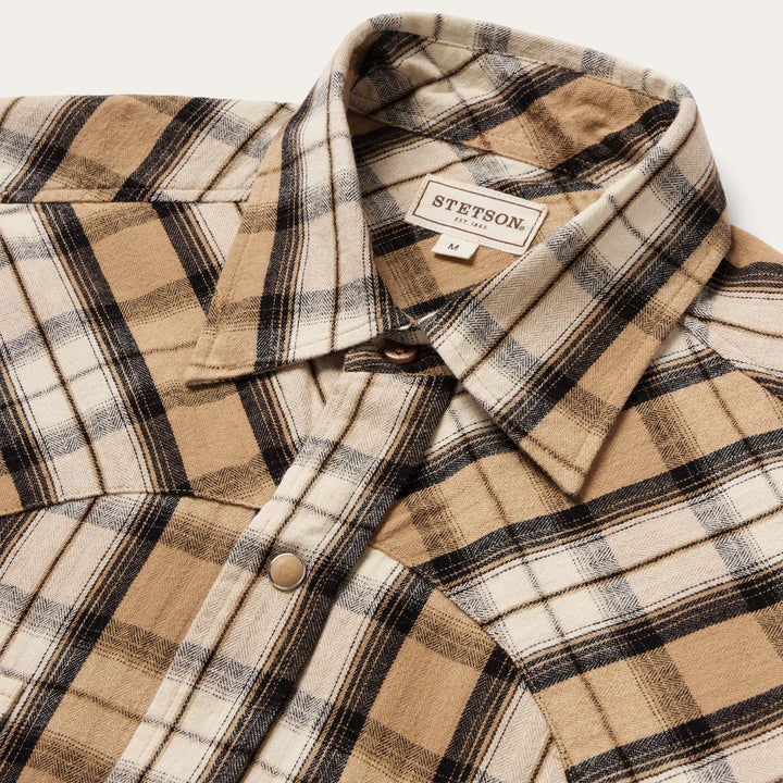 Stetson Flannel Plaid Shirt