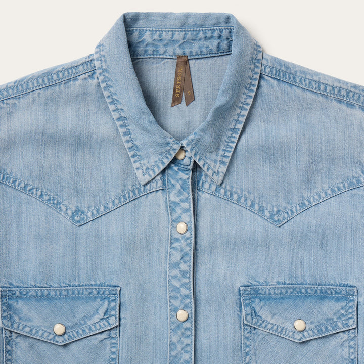 Stetson Women's Light Denim Western Shirt