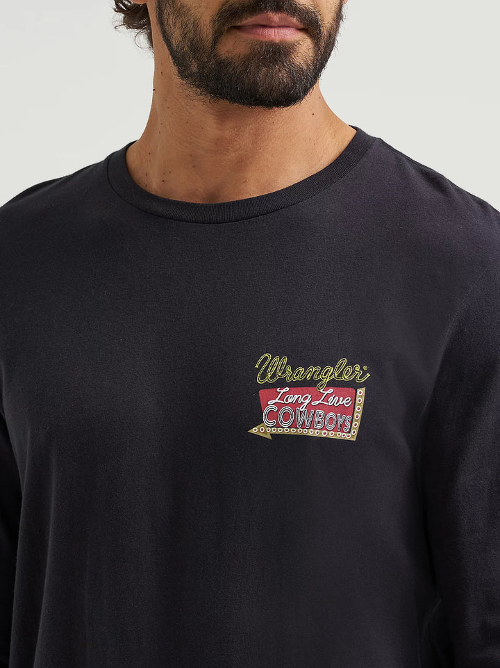 Wrangler LS Vegas Cowboy Tee