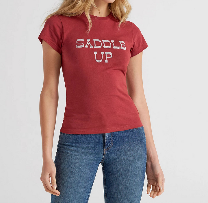 Wrangler Saddle Up Embroidered Tee