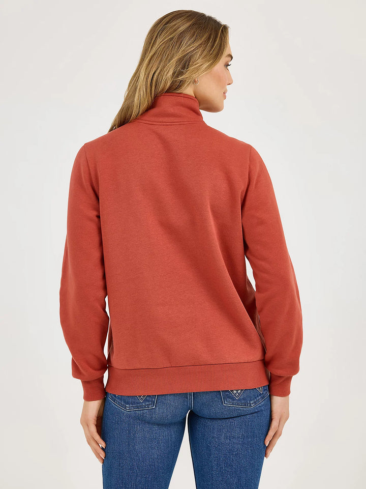 Wrangler Western Quarter Zip Sweatshirt