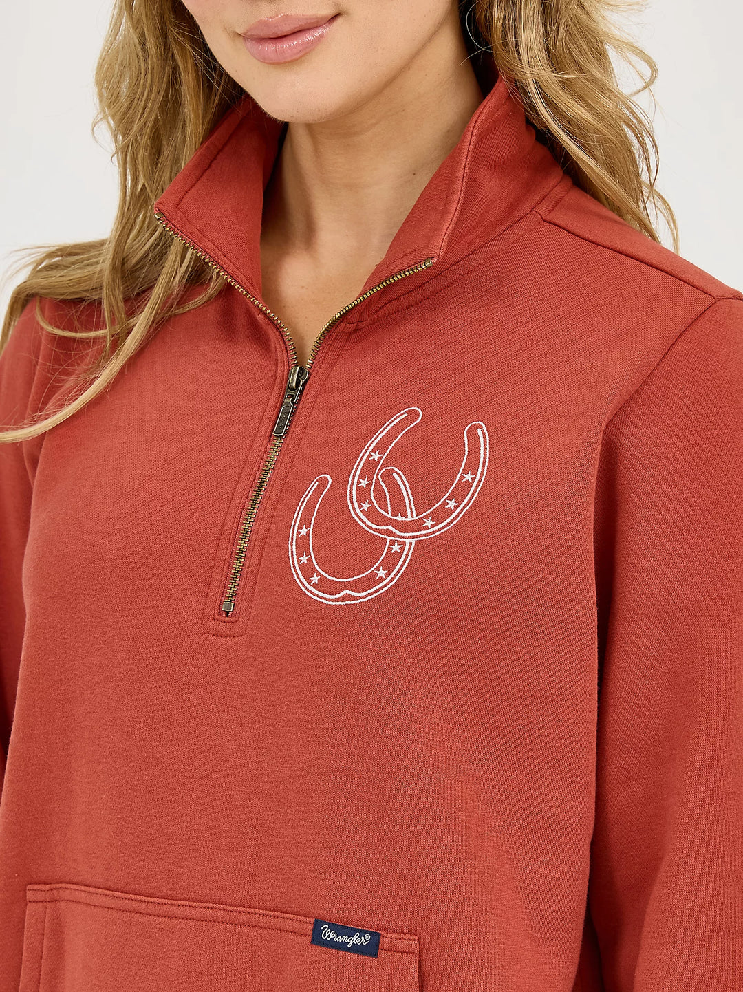 Wrangler Western Quarter Zip Sweatshirt