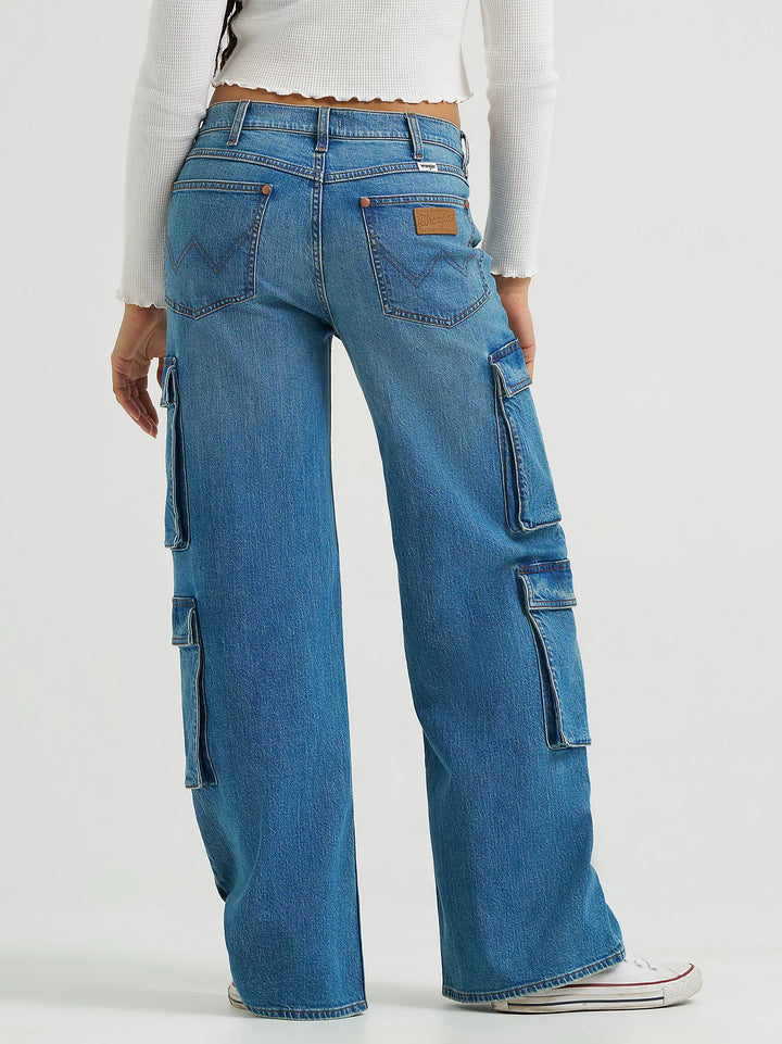 Wrangler Low Rise Baggy Cargo Jeans