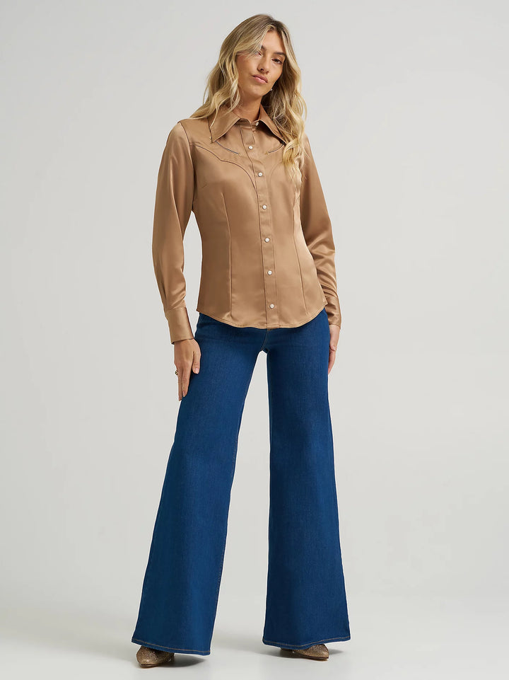 Wrangler x Lainey Wilson Cheeky Wide Leg Jeans