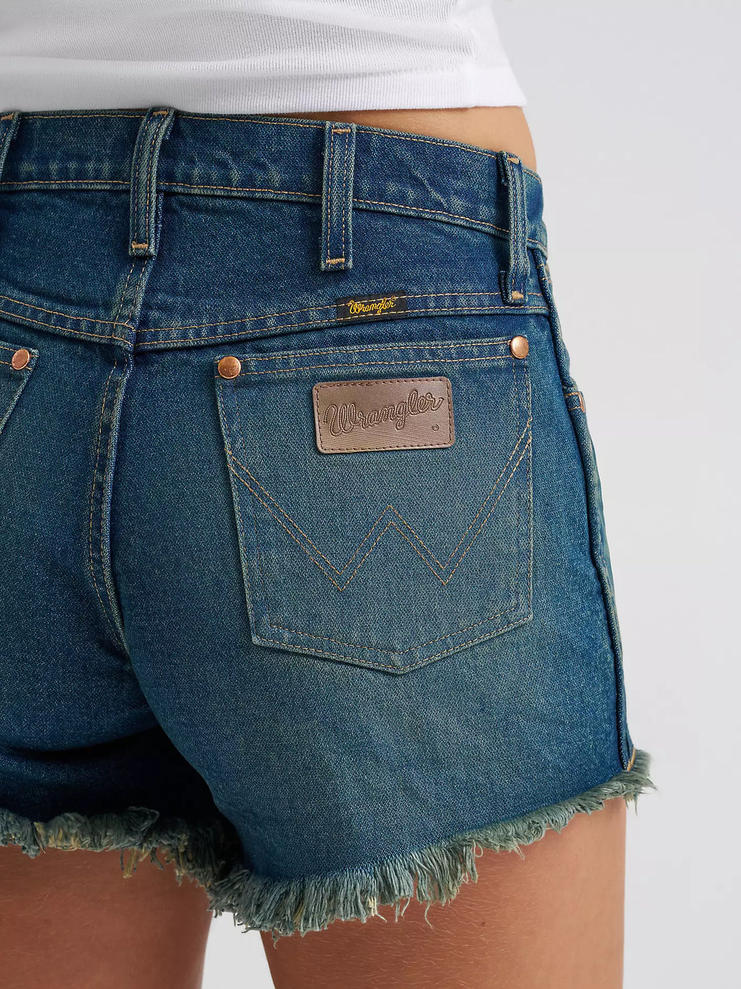 Wrangler Reworked Denim Shorts